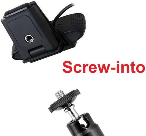 AceTaken 25'' Webcam-Stand Clamp Mount Holder for Insta360 Link 2 pro/Link 2C pro/Link 2/Link 2C/Link PTZ 4K Webcams and X5 X4 X3 X2 Action Cameras
