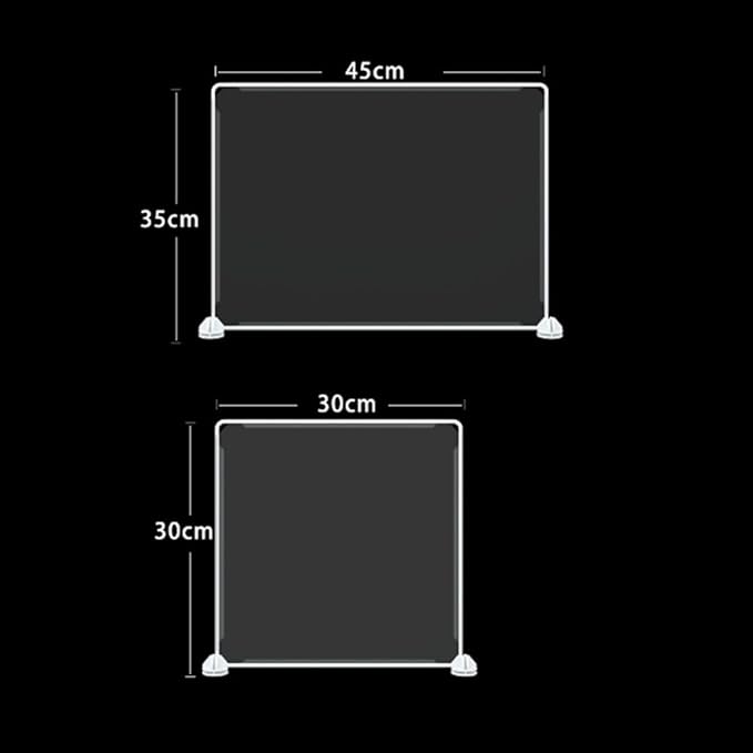 Lurrose Desk Dividers for Students: Transparent Shelf Dividers - Privacy Folders for Students - Desk Privacy Panel - Teacher Supplies for Classroom Home Office