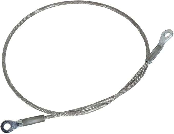 Buyers Products 3004713 Door Lanyard Cable for Truck Tool Boxes, 25.75 in Long - 3/32 in PVC-Coated Galvanized Steel, Aircraft-Grade Construction, Universal Fit for Drop & Swing Doors, Made in USA