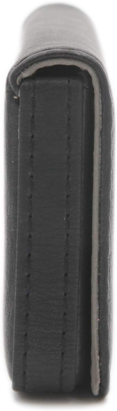 AI-DEE RFID Blocking Wallet - Minimalist Leather Business Credit Card Holder - Black2