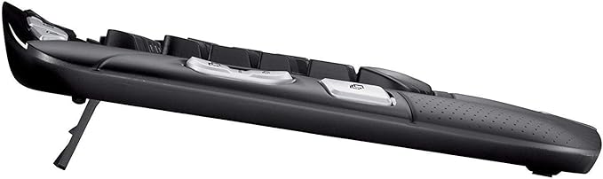 Logitech MK550 Wireless Wave K350 Keyboard and Mouse Combo - Long Battery Life, Ergonomic Wave Design