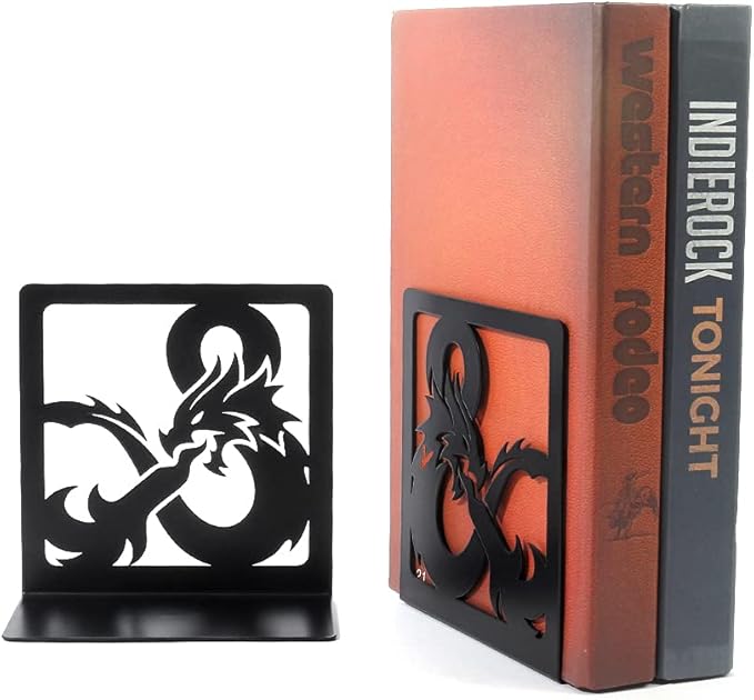 Book Ends, Bookends, Book Ends for Shelves, 1 Pair Non Skid Metal Book Divider Decorative Holder, Abstract Art Desgin Book Stopper Supports for Office, Home (1pair E)