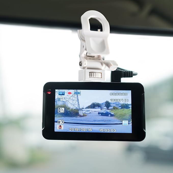 Webcam Mount for Monitor, Camera Mount Clamp Clip Ring Light Clip Adapter Replacement Zoom Light Clips-on Part Screen Display Top Fill Lights-Flash Holder for Phone Tripod Tablet Video Live Stream