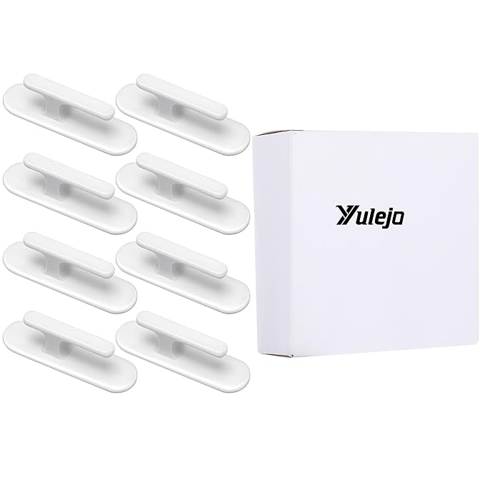8 Pieces Blind Cord Twister Safety Hooks Adhesive Blind Cord Holder Window String Holder Child Proofing Wind Up for Home Office Kindergarten Use