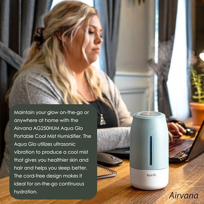 AG250HUM-V2-S Personal Humidifier, Silver