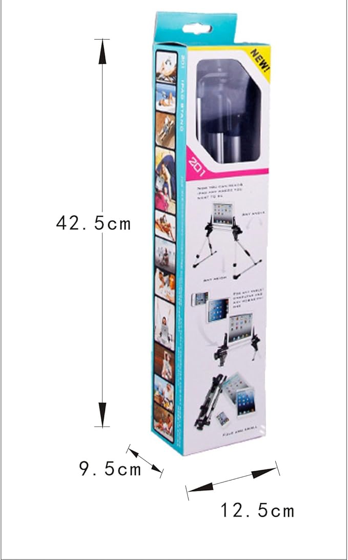 Multi-Function Adjustable Tablets & Mobile Phones Stand Holder for Bed, Sofa, Desk,Tatami, Car, Beach, Especially for Bedridden Users
