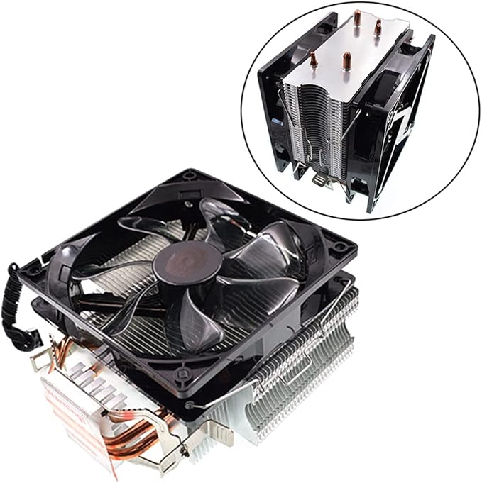 DGZZI 2PCS CPU Radiator Fan Hook Fixed Bracket Elastic Steel Fan Buckle 12cm Down Hook Type