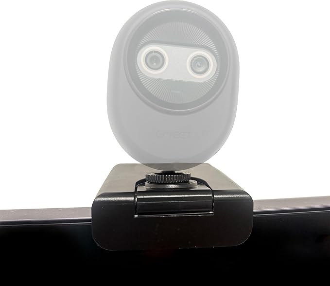 LZYDD Magnetic Webcam Mount 360° Rotatable, Detachable Monitor Webcam Holder with Screw for EMEET Piko/Piko+ / Logitech Brio, OBSBOT Meet/Tiny / Insta360 Link2C ,Tripod