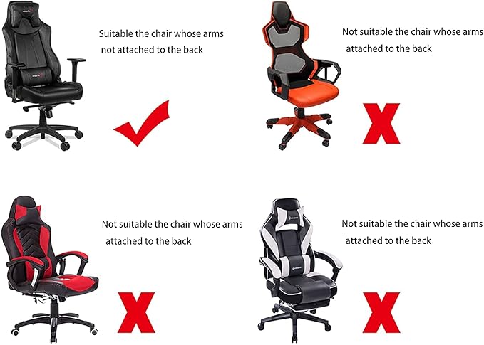 SARAFLORA Gaming Chair Covers Stretch Washable Computer Chair Slipcovers for Armchair, Swivel Chair, Gaming Chair,Computer boss Chair (Sapphire, X-Large)