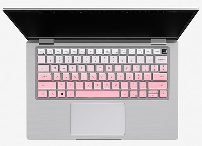 Keyboard Cover for Dell Latitude 5420 5430 5440 5450 3440 3450 14-in, Latitude7420 7430 7440 7450 7410 9420 9430 14, Latitude 16" 7650 7640, Latitude 9510 9520 7520 2025-2022, Ombre Pink