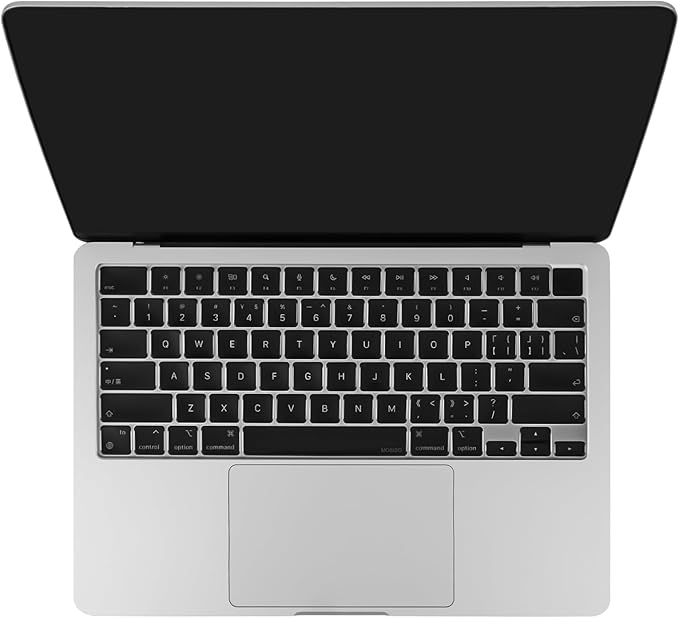 MOSISO 2 PCS Keyboard Cover, Keyboard Protector Compatible with MacBook Neo 13 inch 2026 A18 Pro, Compatible with MacBook Air 15/Air 13.6 M5 M4 M3 M2/ Pro 14/Pro 16 M5/M4/M3/M2/M1/, Smoke Gray