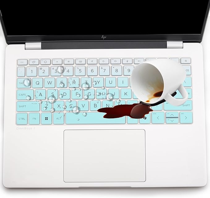 Keyboard Cover for 2026 2025 HP OmniBook 5 Next Gen AI 14" & OmniBook 7 14"/OmniBook 5 Flip 14" 14-he 14-fp 14-FR 14-fs 14-he0037nr 14t-fr000 14-fp0057nr 14-fs0000 (Not fit 14-fm 14-fk 14-ha)-OMint