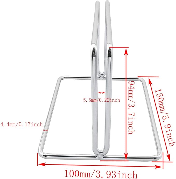 2PCS Punch-Free Base Baffle Desk Divider Clamps Privacy Panel Bracket Holder DEST Partition Support Glasses Screen Clips, Small Bright White