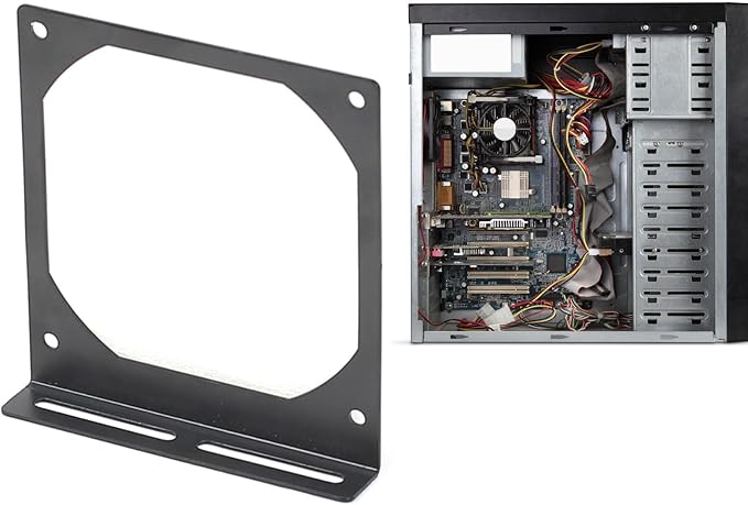Fan Holder Galvanized Steel 120LS Fan Bracket for PC Case Memory Graphics Card Cooling CPU Mainboard Hard Disk Rack