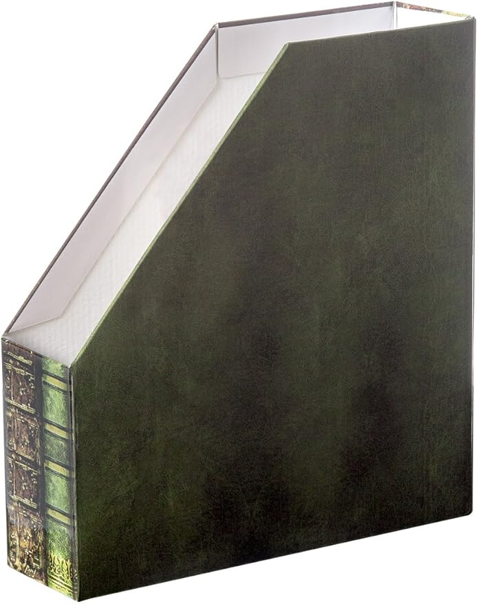 The Paragon Magazine Holders - Set of 3, Decorative Organizer File Boxes