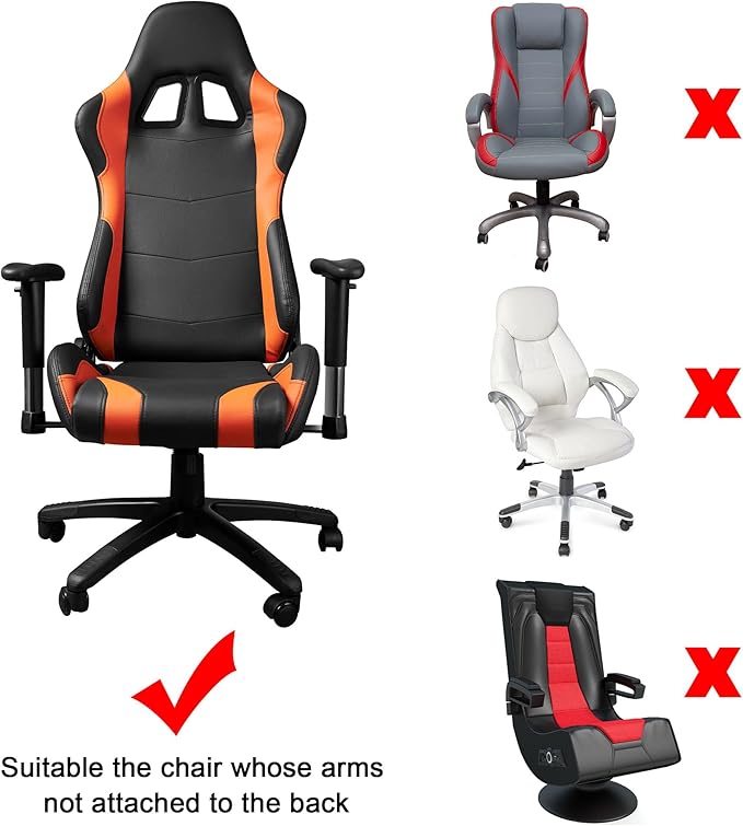 Gaming Chair Covers,Stretchable Computer Chair Cover,Ergonomic Office Chair Cover,for Anti Cat Scratch Protection of Computer Gamer Chair Slipcovers,Racing Chair Covers (Only Covers,Astronaut)