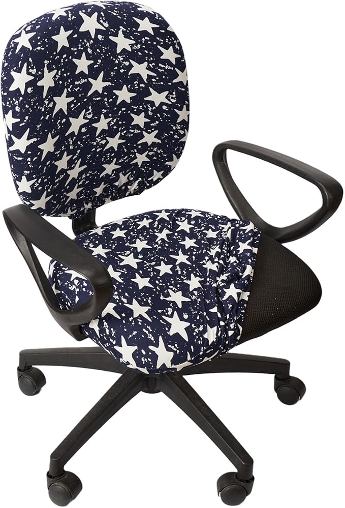 Melaluxe Computer Office Chair Cover - Protective & Stretchable Universal Chair Covers Stretch Rotating Chair Slipcover