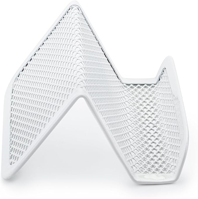 Mr. Pen- Metal Mesh Business Card Holders, 3 Pack, White, Durable Stainless Steel Card Stand for Desk, Office, and Business Use, Straight, Flat and Smooth Design