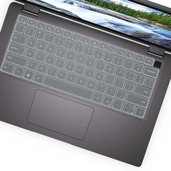 i-Tensodo Keyboard Cover Compatible with Dell Latitude 5431 5430 5420 5440 5450 7450 7440 7430 7420 7410 14 inch, Dell Latitude 7520 15.6"/Dell Latitude 9000 9420 9430 9510 9520 Keyboard Skin-Clear