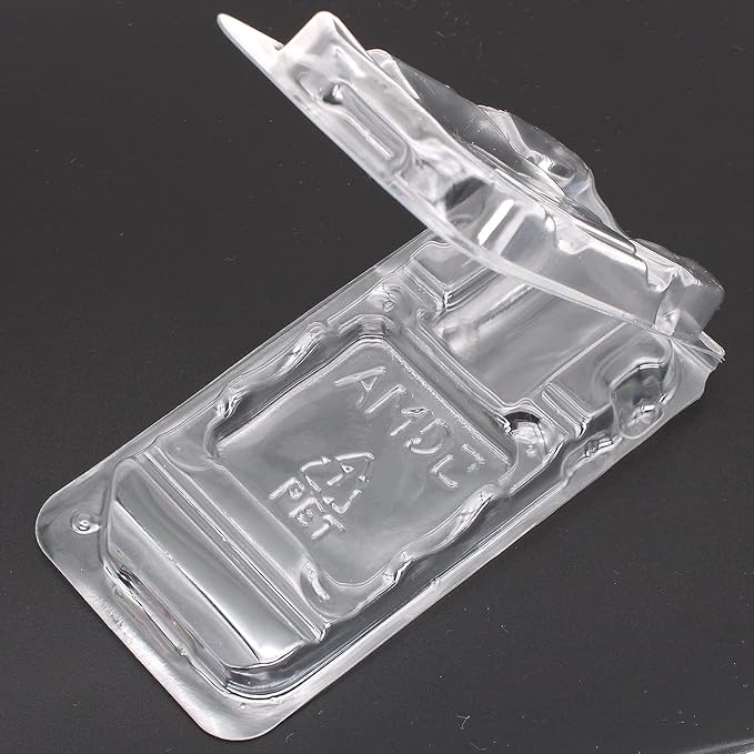 MEETOOT 6pcs Universal AMD CPU Protection Box 22.5x5.8cm Computer CPU Case Tray Flip Top Container AMD 938 940 AM2 AM3 FM1 CPU Protector Cover