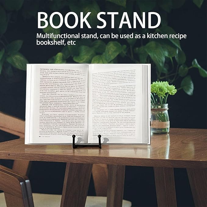 Hoewina Plate Stands for Display, 3 Pack 12 Inch Plate Holder Display Stands, Metal Frame holder stand for Book, Picture, Decorative Plate, Photo and Platter, Tabletop Art