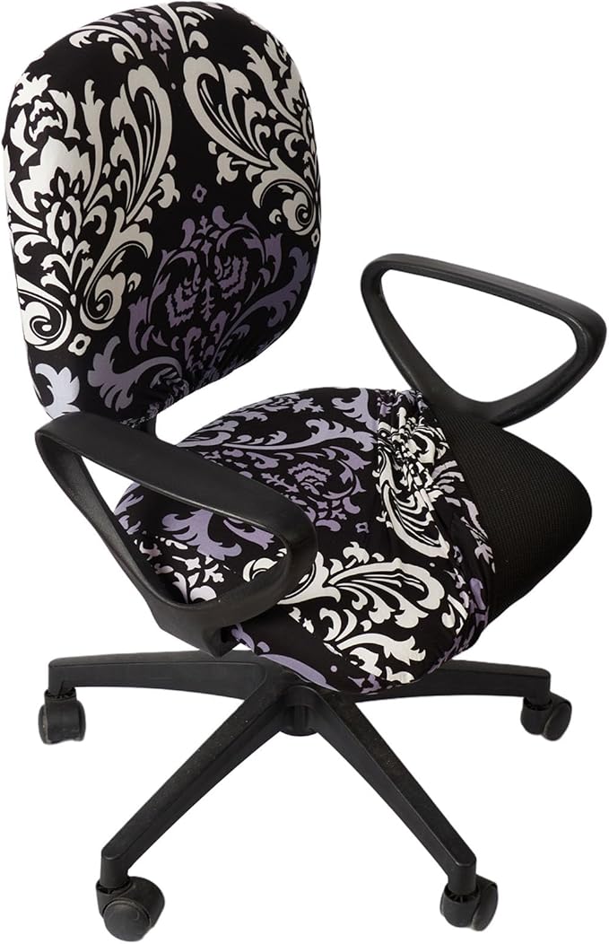 Melaluxe Computer Office Chair Cover - Protective & Stretchable Universal Chair Covers Stretch Rotating Chair Slipcover