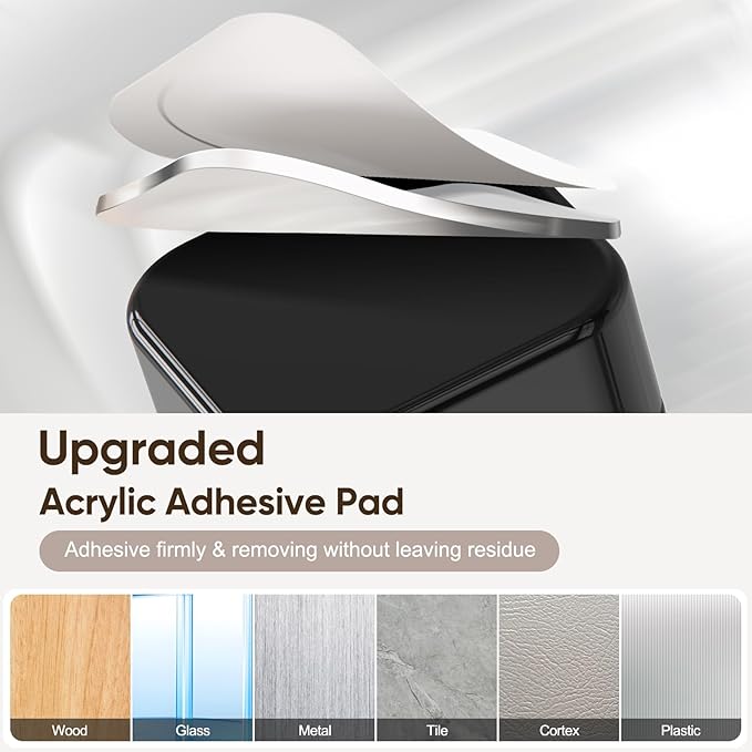 9-Pack Magnetic Cord Holder,Magnetic Cable Clips Strong Adhesive Desk Cable Management ,Cable Management Cord Holder Organizer for Home Office Desk Phone Car Wall Desktop Nightstand (White)