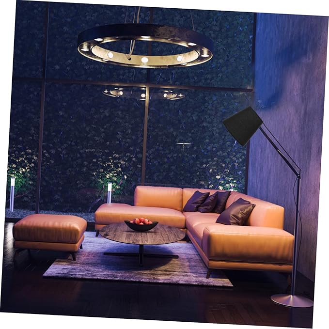 Kichvoe Cloth Lamp Shade Cover Handmade Light Protection for Table Floor and Accent Lamps for Decoration