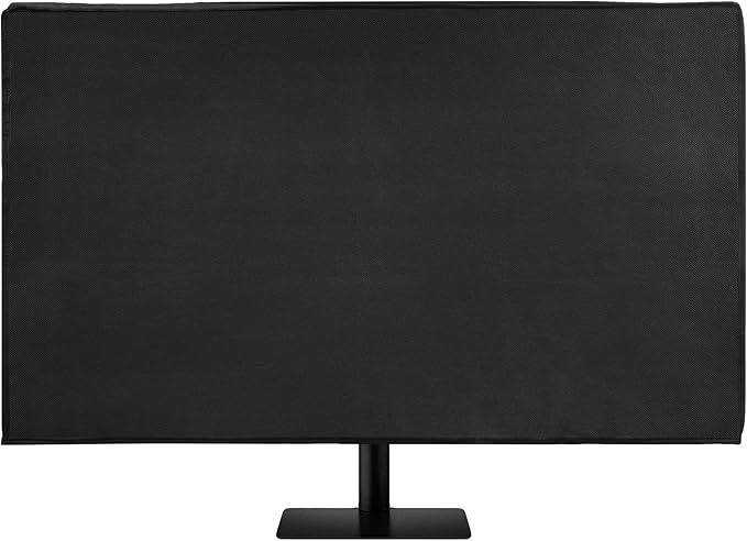 kwmobile Monitor Cover Compatible with Samsung Smart Monitor 32" (M8 / M7 / M5) - Dust Cover Computer Screen Protector - Black