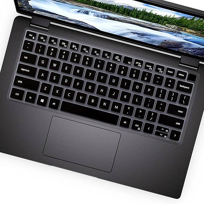 Keyboard Cover Skin for Dell Latitude 14" 7450 7440 7430 7420 7410 /Dell Latitude 5420 5430 5431 5440 5450/Dell Latitude 9420 9430 9440,15.6" Dell Latitude 7520 9510 9520 Keyboard Skin (Black)