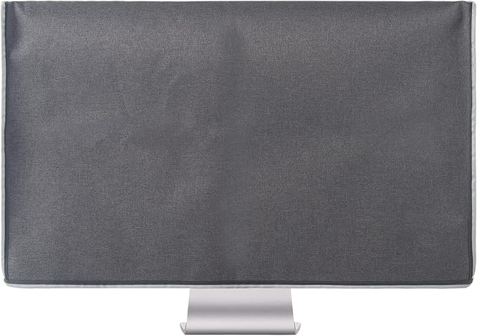 Monitor Dust Cover 24 inch Anti-Static Dustproof LCD/LED/HD Panel Case Computer Screen Protective Sleeve Compatible with iMac 24 inch PC, Desktop and TV, Black