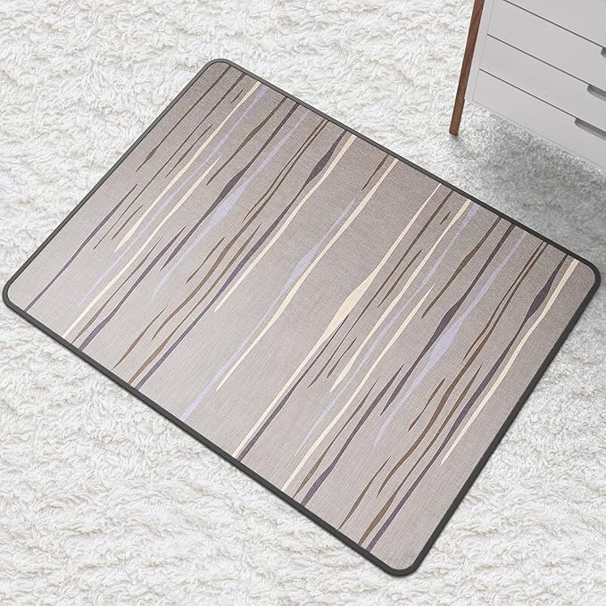 Heavy Duty Office Chair Mat for Carpet and Hardwood Floor Bohemian Desk Chair Mat Rug 36'' x 48'' Jacquard Woven Surface Floor mats for Office Home