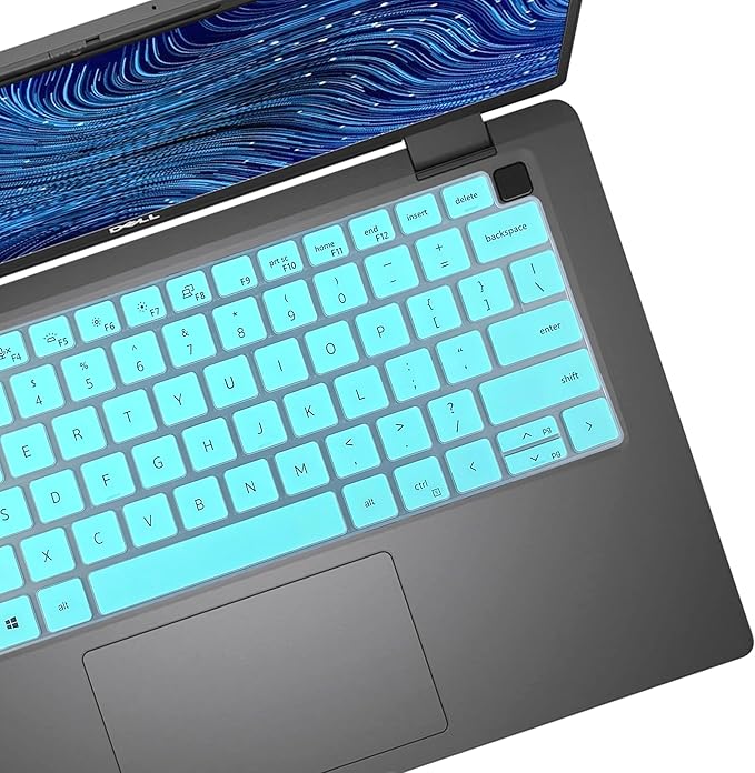 Keyboard Cover for Dell Latitude 3000 3340 13.3"(2023), Dell Latitude 5320 5330 5340 5350 13.3, Dell Latitude 7320 7330 7340 7350 13.3", Dell Latitude 7340 13.3" Laptop Keyboard Skin-HotBlue