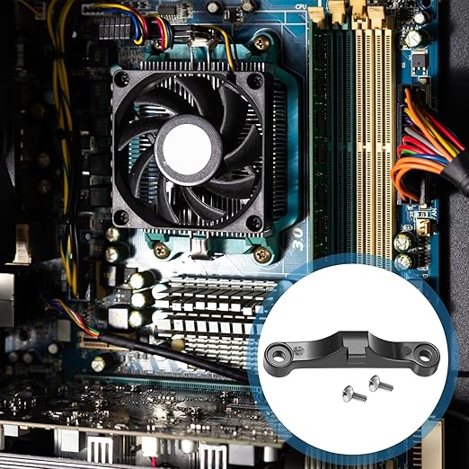 2 Pcs AM5 CPU Bracket, AM5 CPU Holder Fan Retainer Bracket with Install Screw and Screwdriver