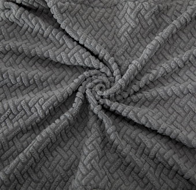 MIFXIN Computer Office Chair Cover Stretch Elastic Polyester Slipcover 2 Piece Stretchable Jacquard Computer Chair Cover Protector for Office Rotating Chairs, Only Covers (Silver Grey)