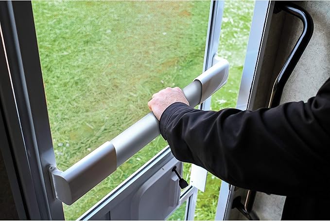 Camco 42189 White Wide RV Screen Door Cross Bar