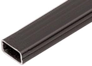 Screen Frame Spreader Bar, Roll Formed Aluminum, Bronze - 12 ft Long | Requires Cutting Instructions to 94 in or Less for Shipping | Default Cutting is (1) 94 in Length, (1) 50 in Length