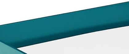 TRU RED Front‑Load Stackable Plastic Letter Tray, Teal – Desktop Paper Organizer for Office Files & Documents