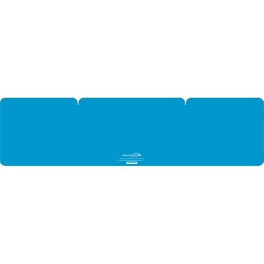Really Good Stuff Large Privacy Shield, Set of 12, Turquoise Glossy. Reduces Distractions, Help Focus and Keep Eyes from Wandering