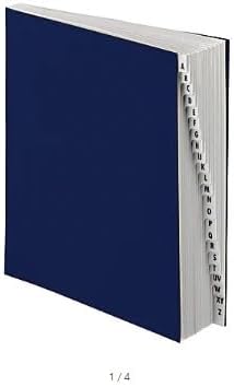 Office Depot® Brand Index Desk Sorter, Letter Size, A - Z, Navy, 20 Tabs
