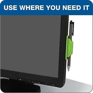 10 Pack Pen Pal Pen Holders, Black Only, Self Adhesive and Removeable