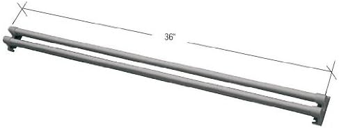 CRL Gray Storm and Screen Door Push Bar