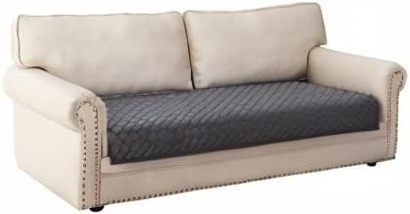 Eismodra Couch Cover,Sectional Couch Covers,Sofa Covers for 3 Cushion Couch,Anti-Slip Sofa Slipcovers for Dogs Cats Kids Loveseat Recliner L Shaped Armrest Backrest,Dark Gray 43''x63''(Only 1 Piece)