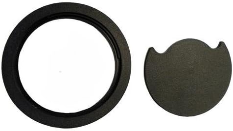 Heavy Duty Floor Grommet w/Cover 5 Inch | Black ABS Plastic Grommet for Cable Organization | Great to Organize Cables | Easy Installation