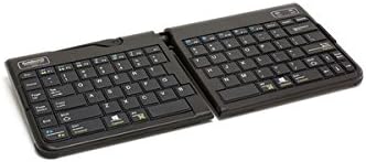 Goldtouch Go!2 Wireless Bluetooth Mobile Keyboard - PC & Mac GTP-0044W Plus Jestik Microfiber Cloth - Value Bundle