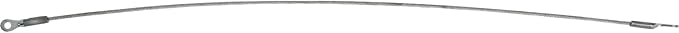 Buyers Products 3004713 Door Lanyard Cable for Truck Tool Boxes, 25.75 in Long - 3/32 in PVC-Coated Galvanized Steel, Aircraft-Grade Construction, Universal Fit for Drop & Swing Doors, Made in USA
