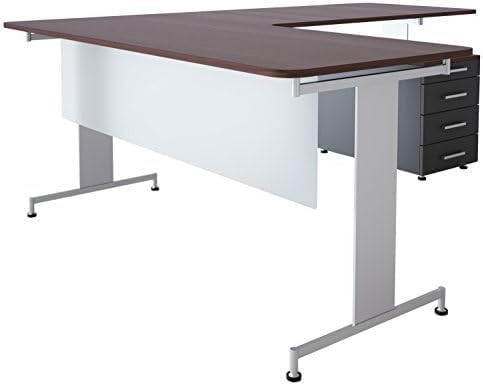 OBEX Table Mounted Modesty Panel Acrylic Desk Privacy Panel & Barrier for Office Cubicle, 18" x 60", Frosted