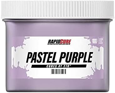 Rapid Cure® Screen Printing Ink Pastel Purple (8 oz.) - Plastisol Ink for Screen Printing Fabric - Low Temperature Curing Plastisol by Screen Print Direct - Purple Plastisol Ink for Silk Screens