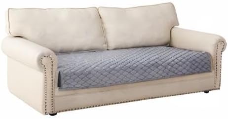Eismodra Couch Cover,Sectional Couch Covers,Sofa Covers for 3 Cushion Couch,Anti-Slip Sofa Slipcovers for Dogs Cats Kids Loveseat Recliner L Shaped Armrest,Light Gray 43''x63''(Only 1 Piece)