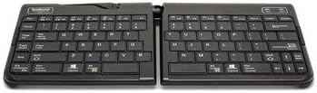 Goldtouch Go!2 Wireless Bluetooth Mobile Keyboard - PC & Mac GTP-0044W Plus Jestik Microfiber Cloth - Value Bundle